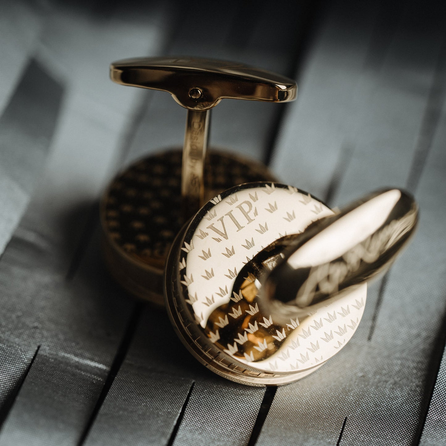 French Style Black Marble Cufflinks