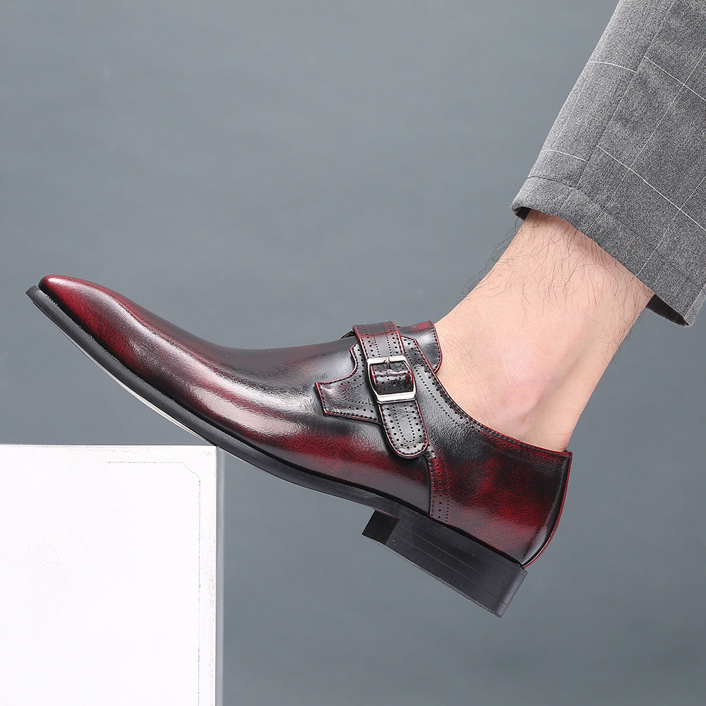 Pointed toe English Style Formal shoes
