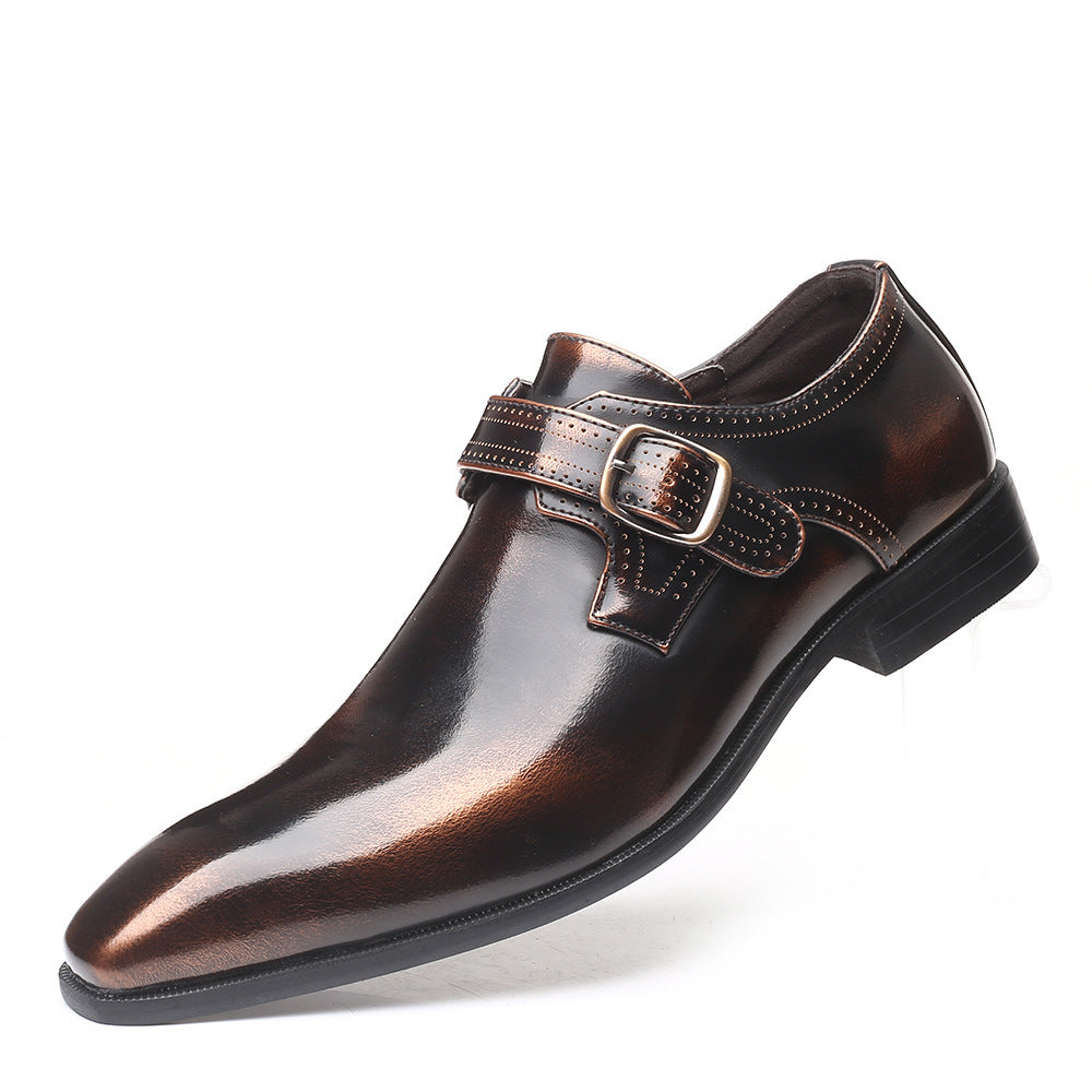 Pointed toe English Style Formal shoes