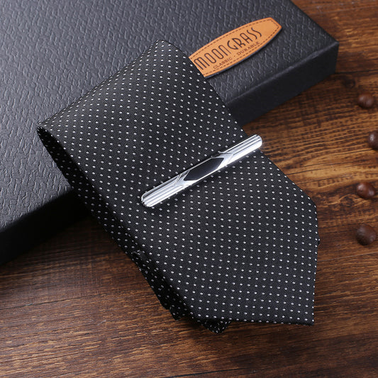 5pcs Set Boutique Belt Wallet Tie Dial Quartz Watch Cufflinks Set