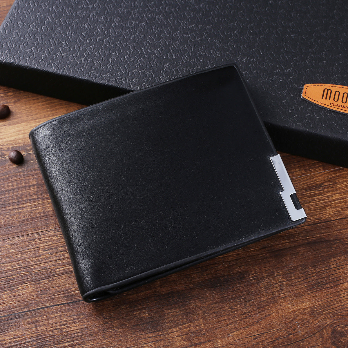 5pcs Set Boutique Belt Wallet Tie Dial Quartz Watch Cufflinks Set