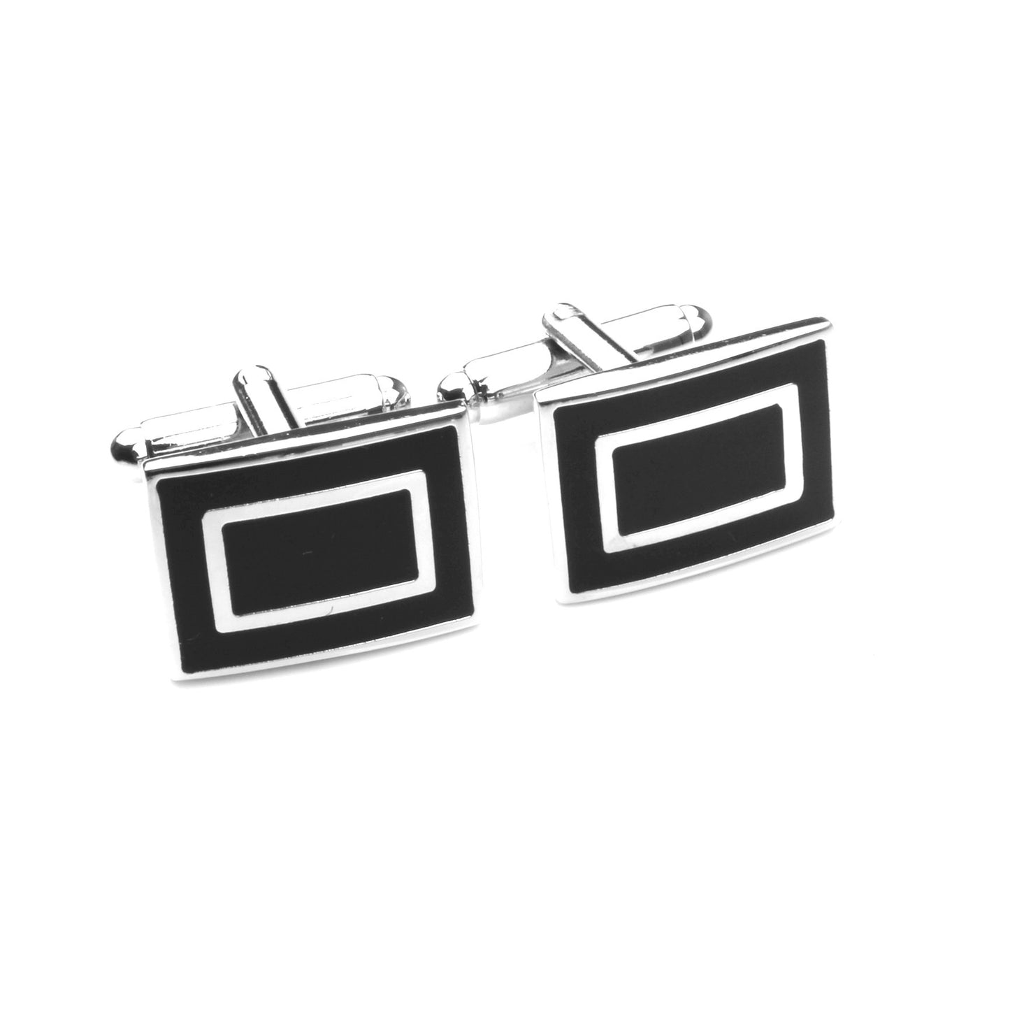 Business Formal Enamel Tie Clip & Cufflink Set