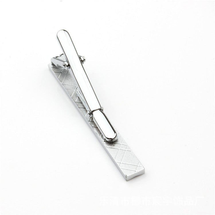 Business Formal Enamel Tie Clip & Cufflink Set