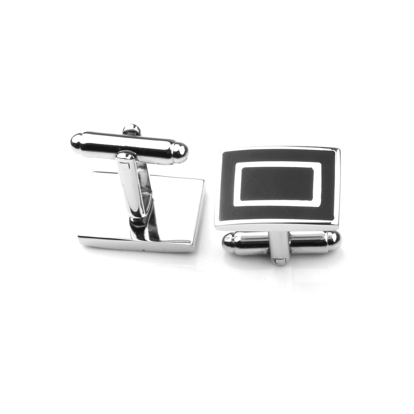 Business Formal Enamel Tie Clip & Cufflink Set