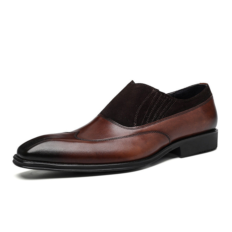 Business Casual Leather Pointed Toe Shoes