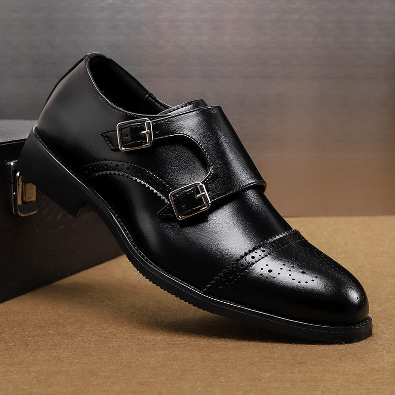Low-top Leather British Style Business Formal Shoes