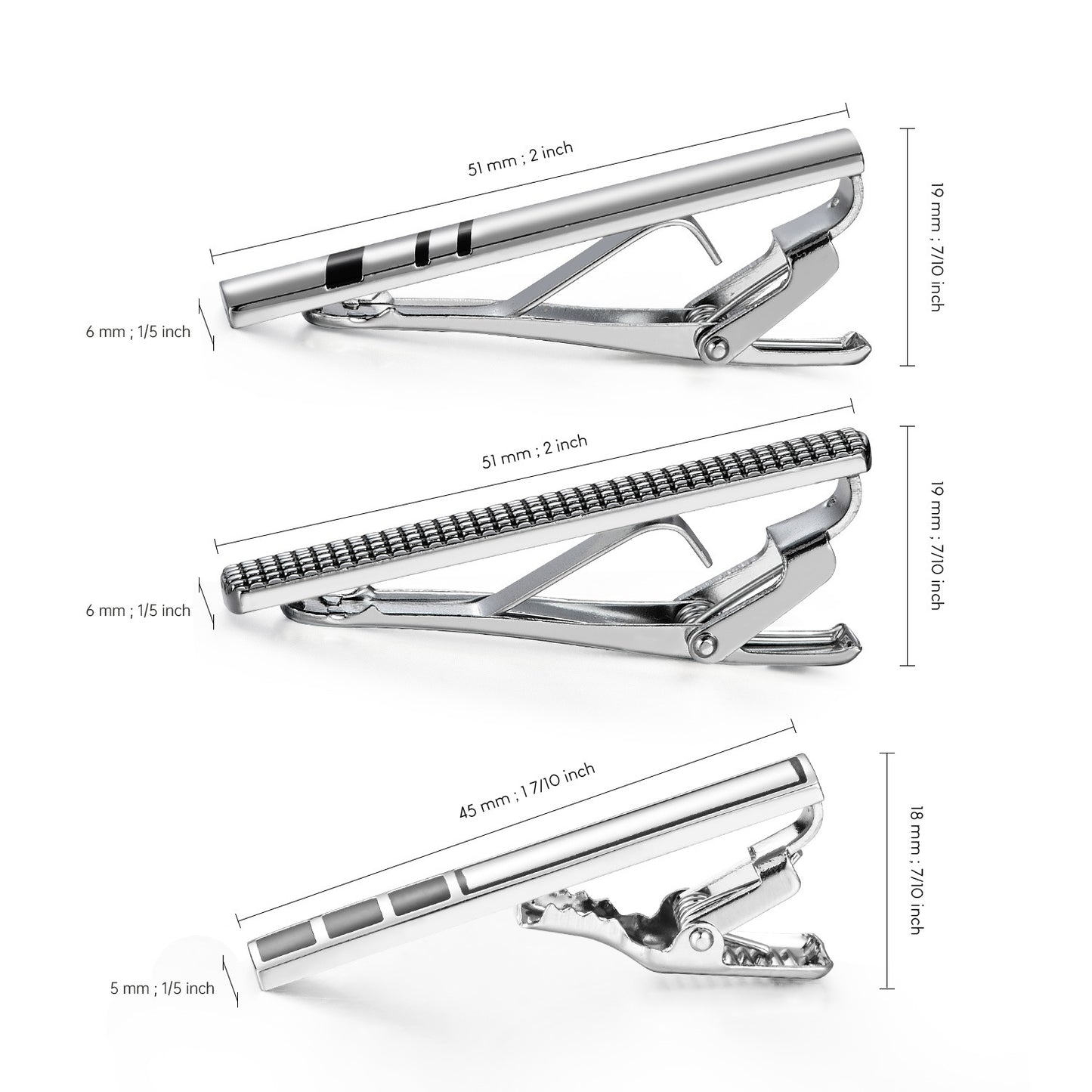 Business Metal Tie Clip