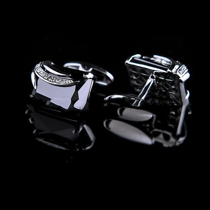 Angel Zircon Glass Crystal Cufflinks Cufflink