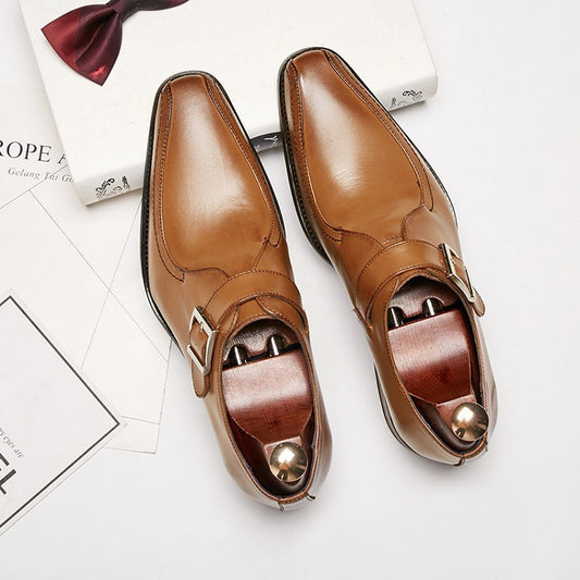 Japanese Style Business Formal Leather Shoes