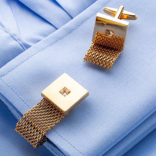 French Style Shirt Chain Cufflinks